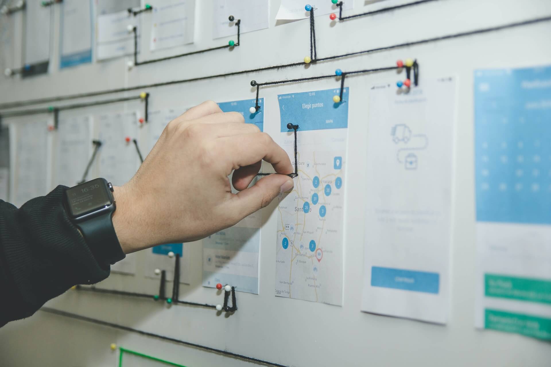 Image of a task board